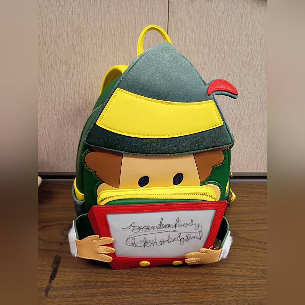 Loungefly Elf 20th Anniversary Cosplay Lenticular Mini Backpack - Pre-Loved